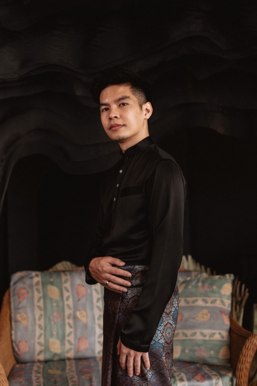 Family Edition Men baju melayu - Black